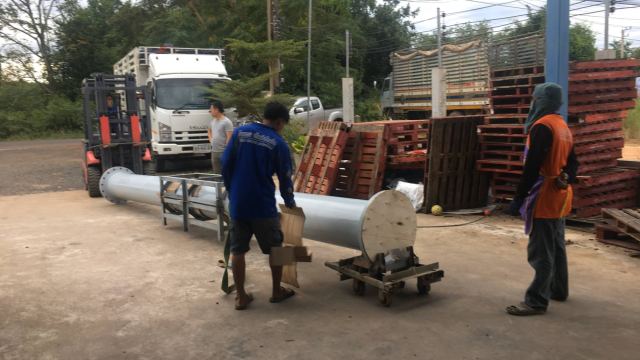 ส่งท่อ Ceramics Linner DN400 L=6,000 mm.